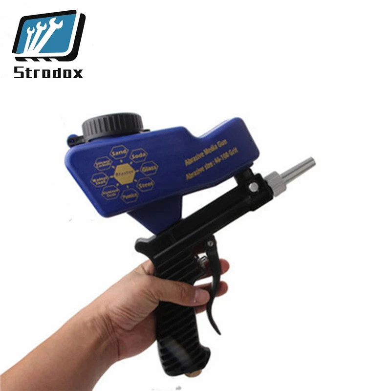 

Portable gravity sandblasting gun pneumatic sandblasting kit anti-rust sandblaster small sandblasting machine