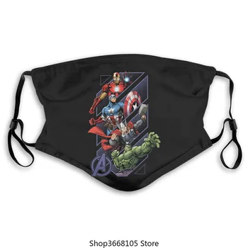

Mavel Four Avengers Herren Grafikmaske 2020 Hochwertige Markenmaske Casual Cartoon O-Ausschnitt Mode Bedruckt 100% Baumwolle sum