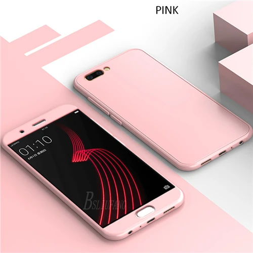 BSLIUFANG класса люкс 360 Полное покрытие Мягкий силиконовый чехол для Xiaomi Mi 9 SE Honor 8 Lite 6X 5X ТПУ чехол для Xiaomi Mi A1 A2 Lite F1 - Цвет: Pink