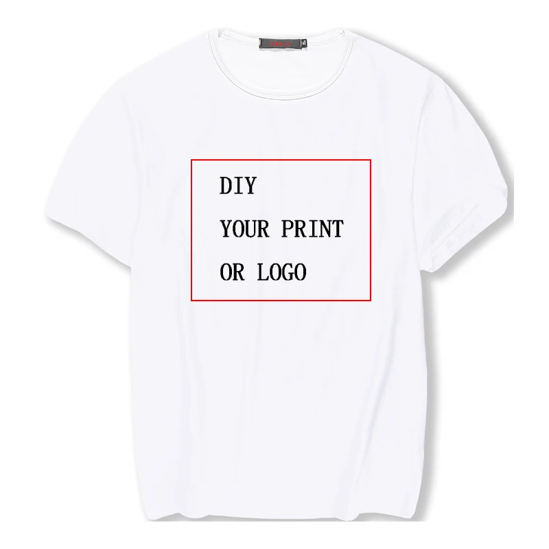 Мужская футболка с рисунком камеры, ваш собственный дизайн, логотип бренда/изображение на заказ, мужская и мужская белая футболка «сделай сам»