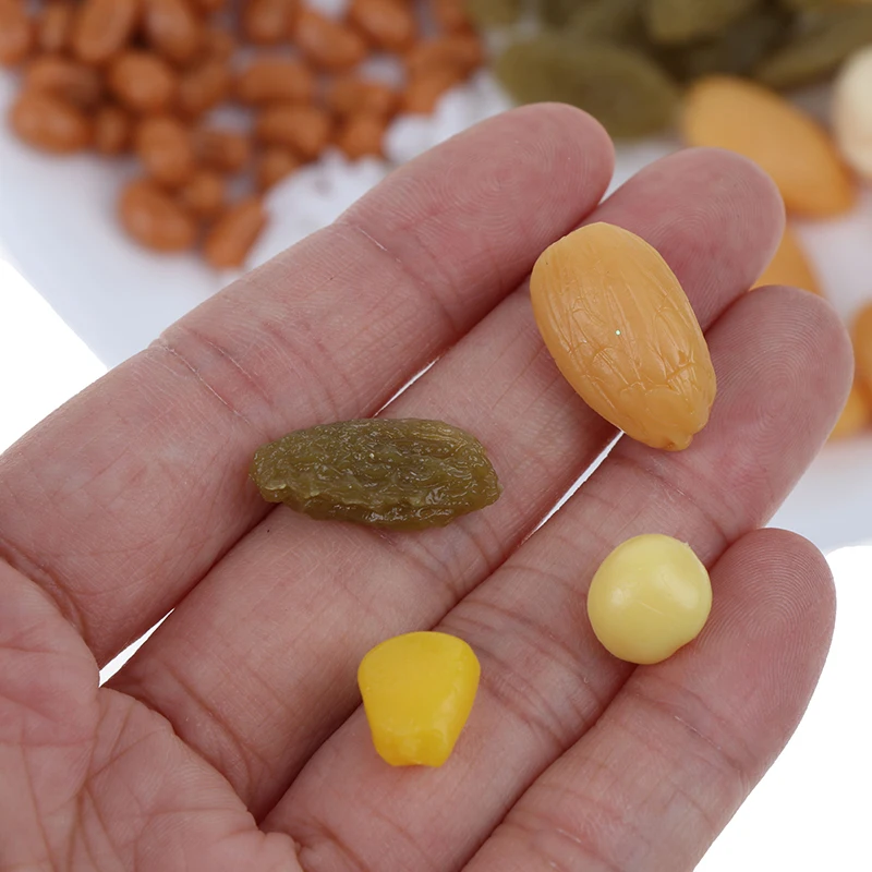 Кукурузная Желтая фасоль рисовая слизня глина разбрызгивает для наполнителя поставки поддельный торт десерт грязь Декор игрушка для детей моделирование арахис