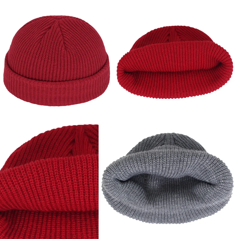 Шапки Skullies, зимняя мужская вязаная шапка, женские шапки для мужчин, Miki Docker, Кепка с черепом, Мужская теплая зимняя вязаная шапка