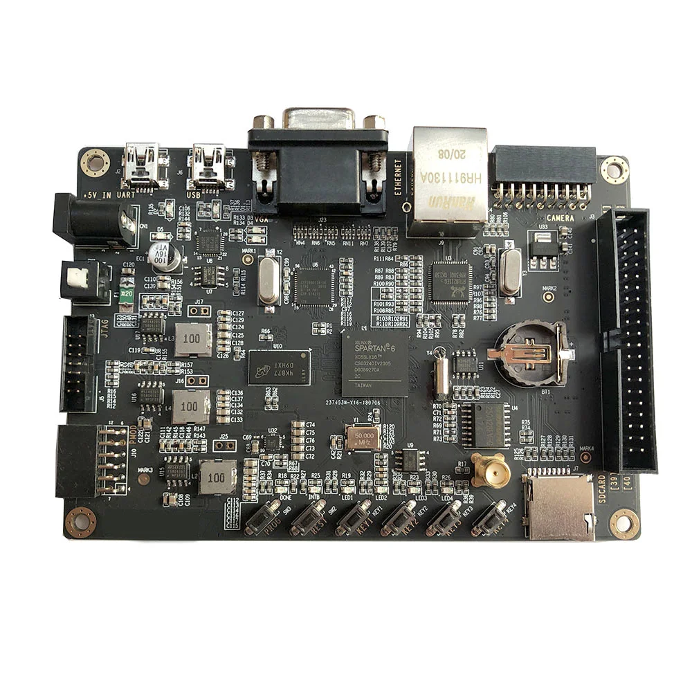Макетная плата XILINX Spartan-6 XC6SLX16 с 1 Гбит DDR3 + VGA USB2.0 Gigabit Ethernet UART SD-карта | Компьютеры и