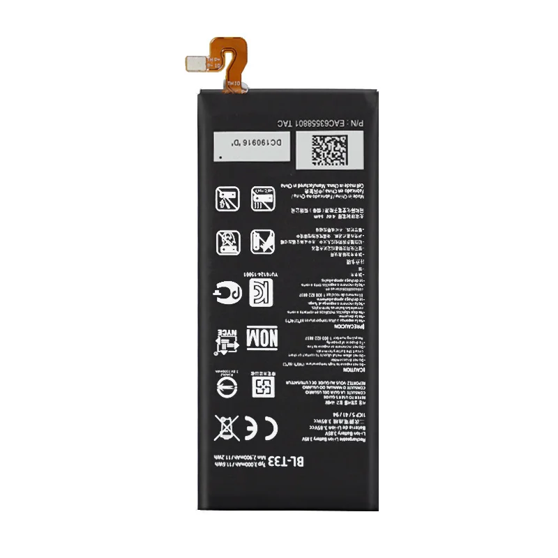 Сменный аккумулятор для LG Q6 M700A M700AN M700DSK M700N оригинальный сменный