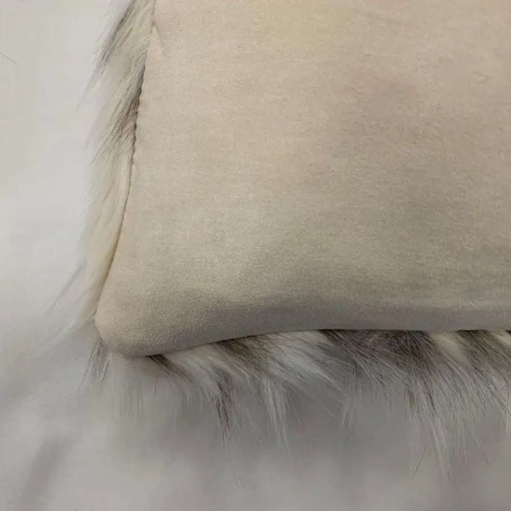 Home Decorative Faux Fur Cushion Cover Dot Color Sofa Throw Pillowcase For Living Room 4