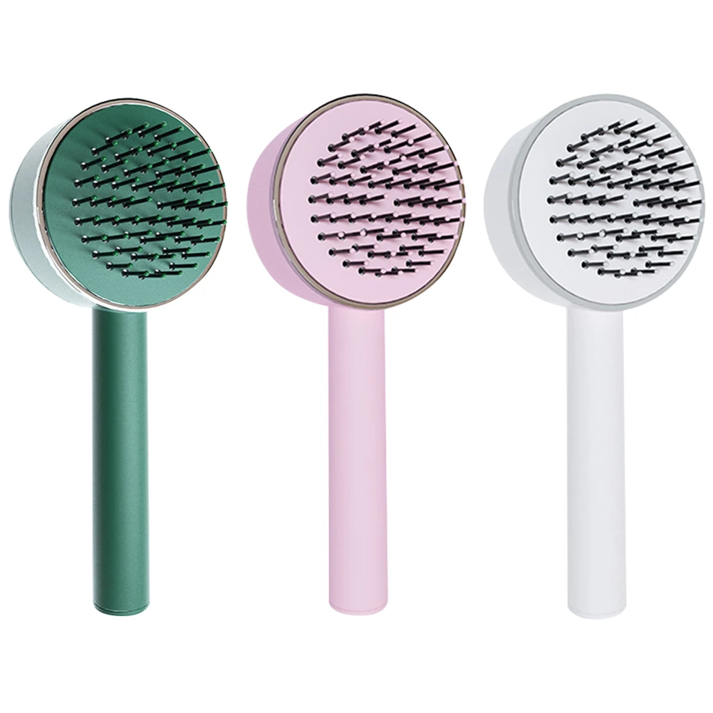 Self cleaning Hair Brush Soft Anti Static Airbag Massage Comb Automatic