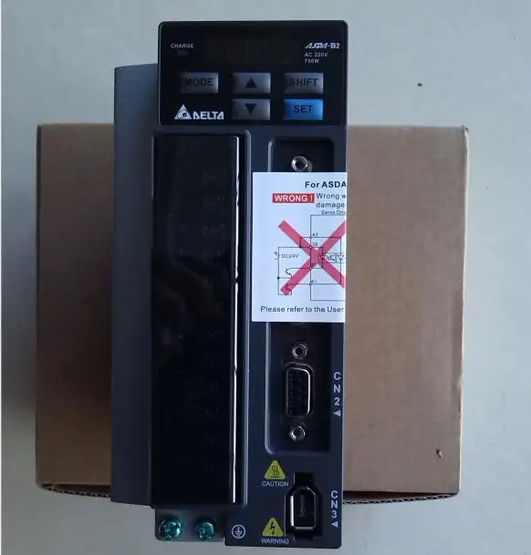 Серия Delta B2 750 Вт AC Серводвигатель ECMA-C20807RS+ приводной ASD-B2-0721-B для станка с ЧПУ