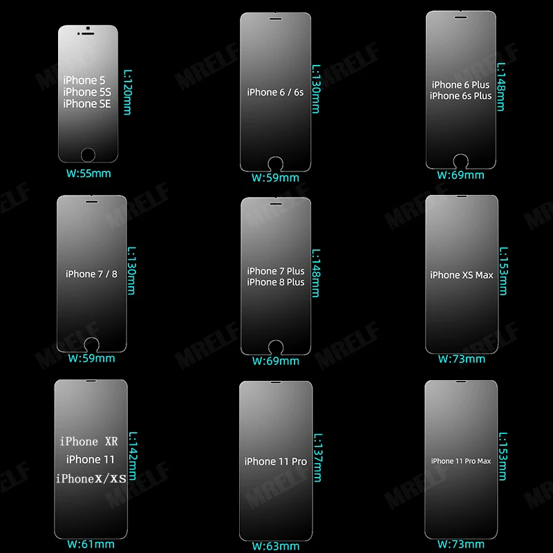 Защитное стекло для iPhone 7, 6, 8 Plus, X, Xr, 11, закаленное стекло, защита экрана, Xr, X, 7, стекло для iPhone 11 Pro, Max, XS, 8, 6s