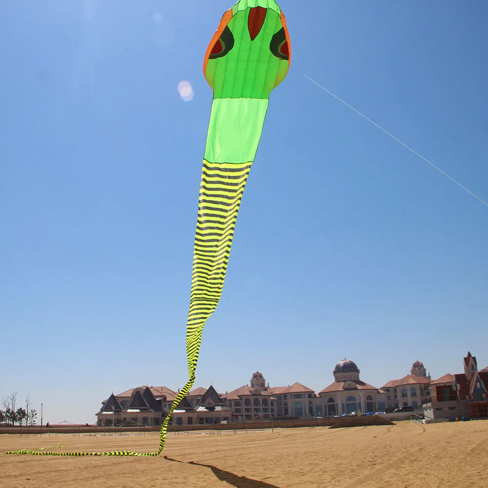 40 м змея kite3D кайт для детей audlts с длинными хвостами животных мягкие надувные