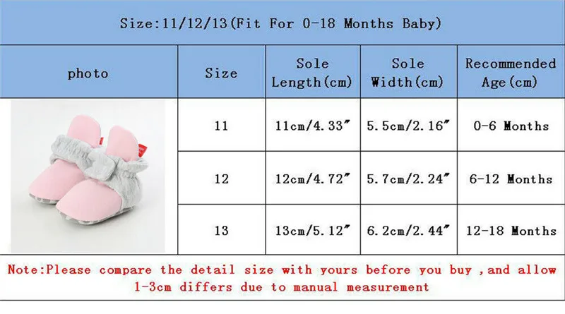 PUDCOCO/мягкая детская кроватка для новорожденных мальчиков и девочек, теплые зимние детские ботинки для малыша от 0 до 18 месяцев
