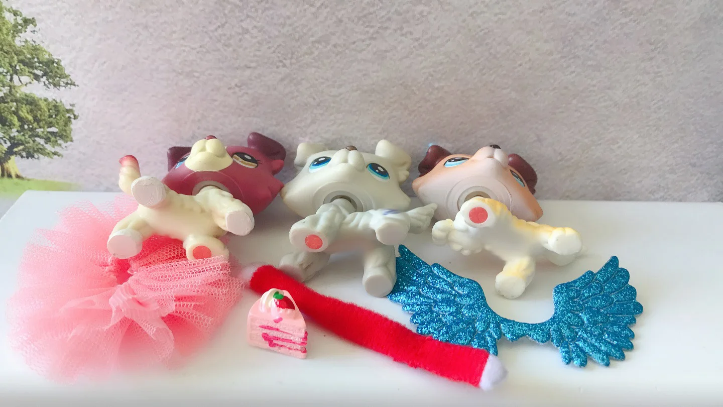 Магазин домашних животных колли #58 #363 #1262 животные 3 шт. игрушечные фигурки с 6