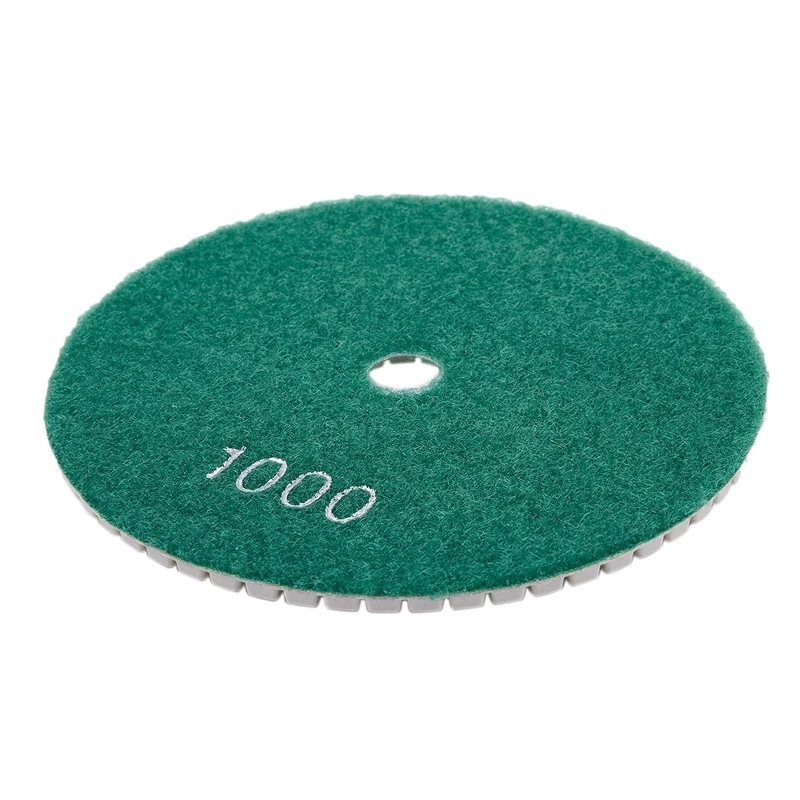 Top-5 inch 125mm Wet Diamond Polishing Pads Marble Granite Grits