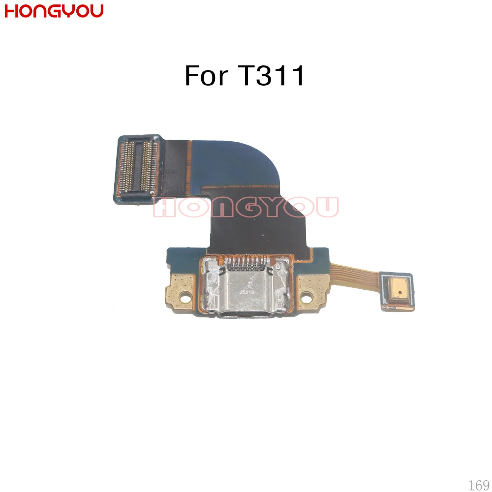 10 шт./лот для Samsung Galaxy Tab 3 10. 0 T311 SM-T311 USB-коннектор док-станции гибкий кабель разъем