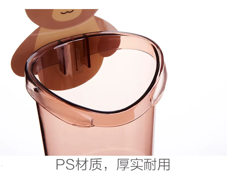 E966 висячий Тип маленький медведь держатель чашки для зубной щетки мультфильм зубная щетка чашка Nothing Mark паста унитазы чашки зубная паста зуб