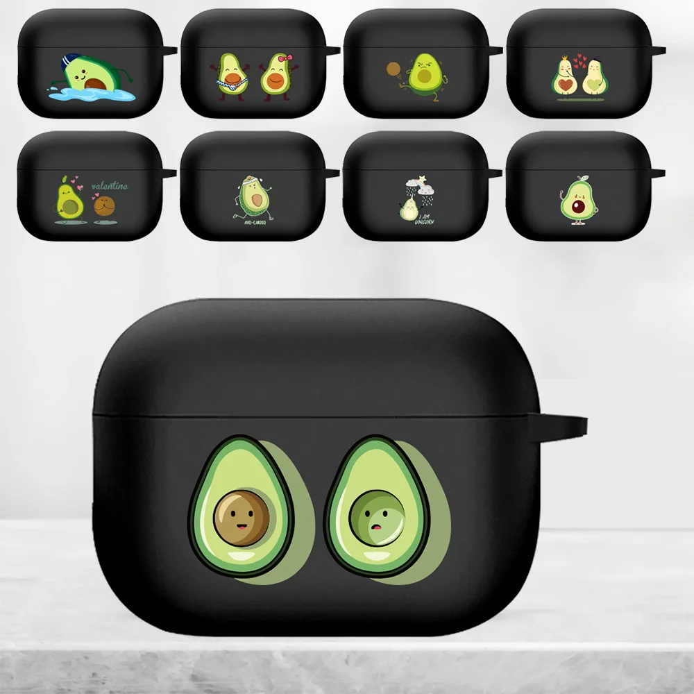 Per Apple Airpods Pro Nuove Custodie In Silicone Custodia Protettiva Per Auricolari Con Motivo Avocado Per Apple Airpods Pro A2084 A2083