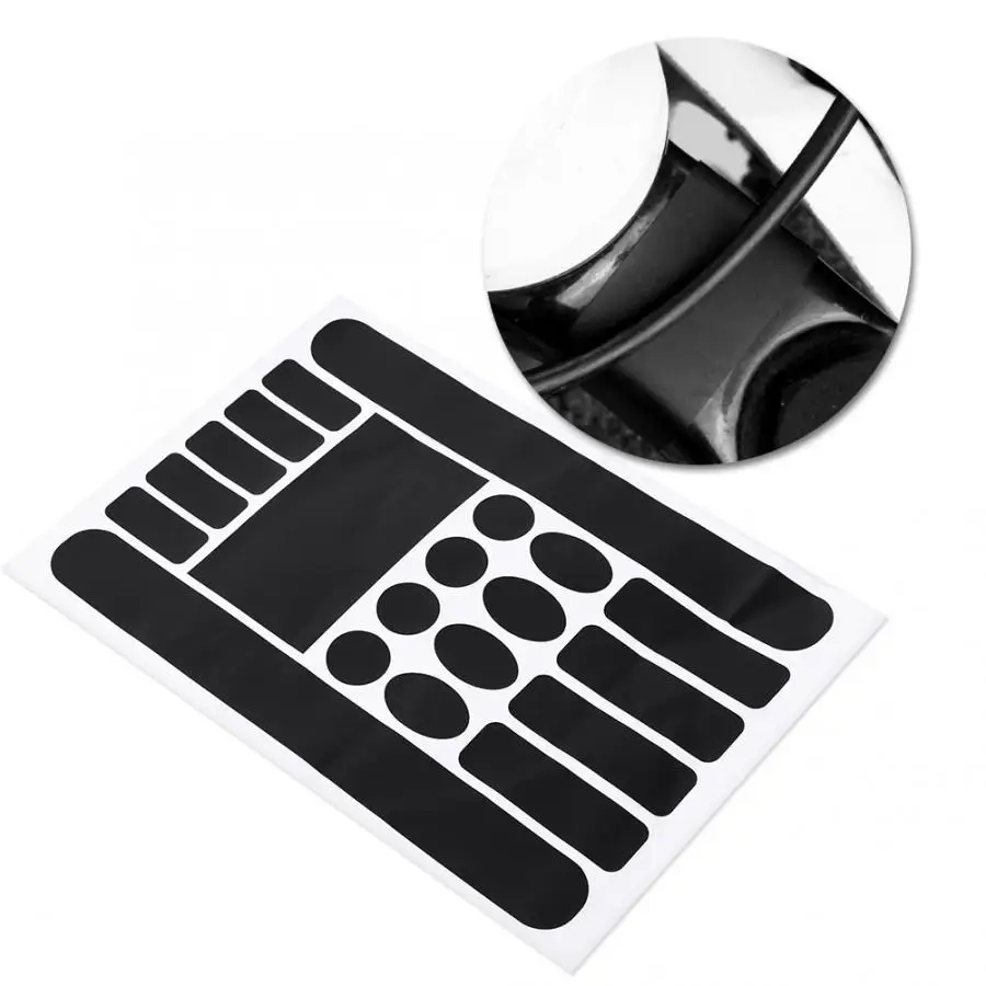 1 Pcs Waterproof Bicycle Cycling Mountain Bike Chain Frame Anti-scratch Sticker Protector Film For Bicycle Replacement