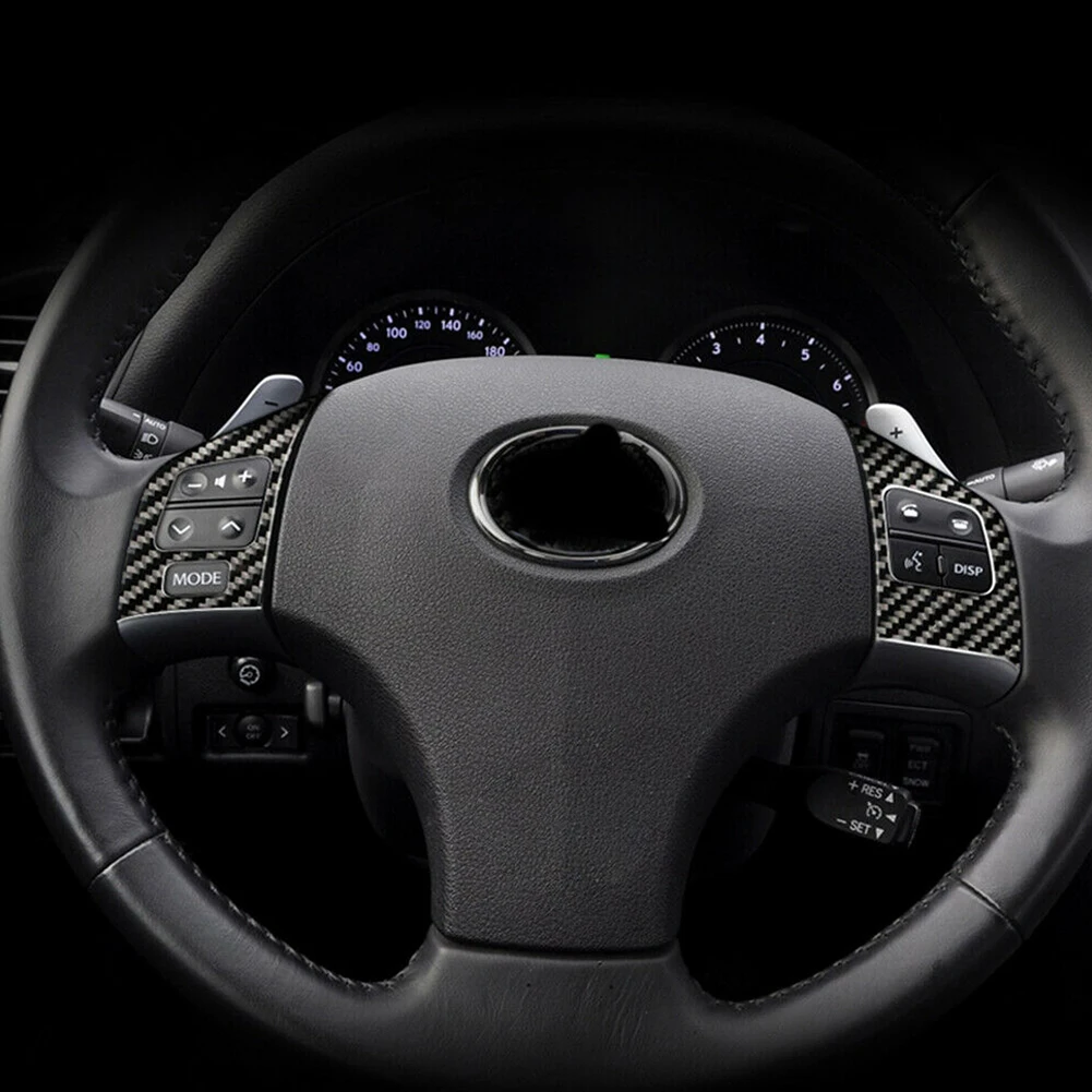 Накладка на руль из углеродного волокна для LEXUS IS250 300 350 2006 2012|Лепнина интерьера| |