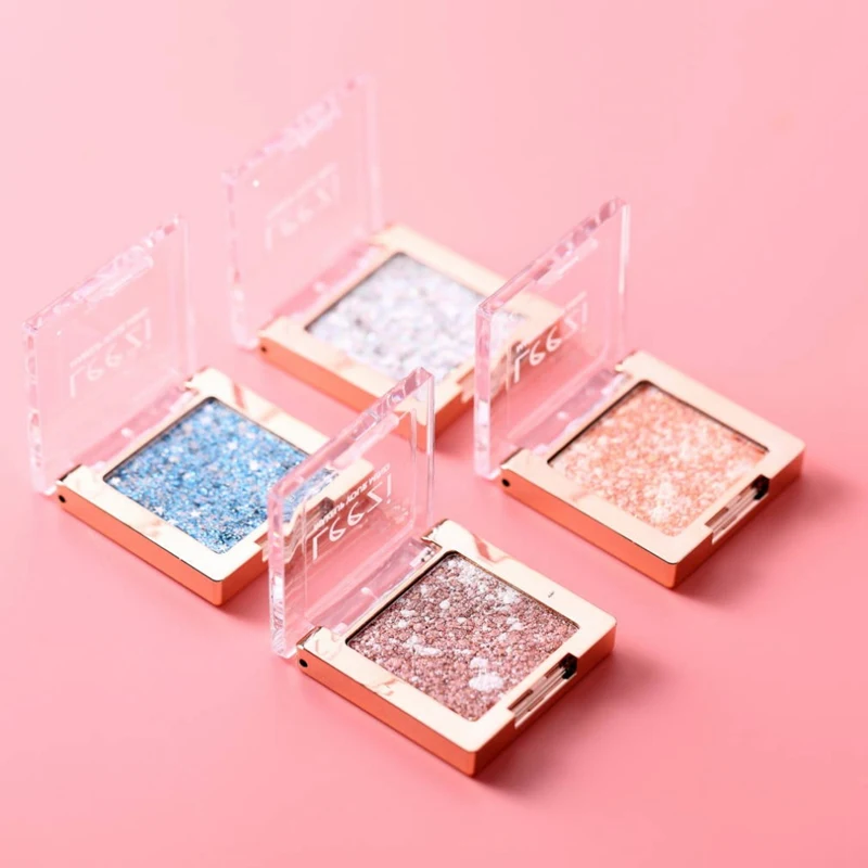Блестками High Gloss тени для век длинный жирности, блестящие светящиеся тени для век косметической