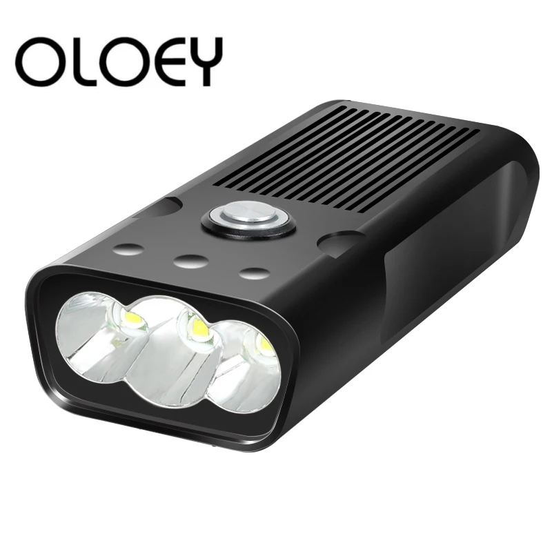 

OLOEY Bike L2 LED Built-In 5200mAh18650 Bicycle Light Lantern For Cycling Flashlight USB Rechargeable Headlight Lamp Accessories