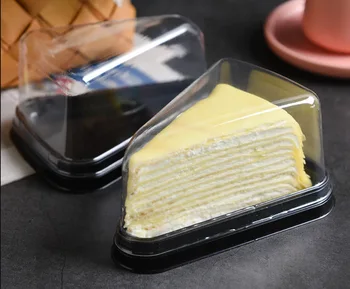 

20set Clear Cupcake Packaging Box Wedding Cake Favor Boxes For Cheesecake Sandwich Box Container Party Decoration