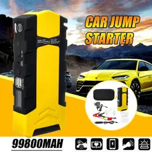 Многофункциональный автомобильный стартер power Bank 12V автомобильный Аккумулятор Booster пусковое устройство 800A 2USB портативное зарядное устройство