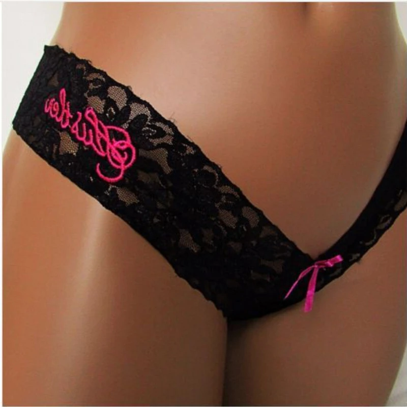 

Ladies Sexy Lingerie Briefs women female G-String Low Waist Hollow Embroidered Breathable intimates