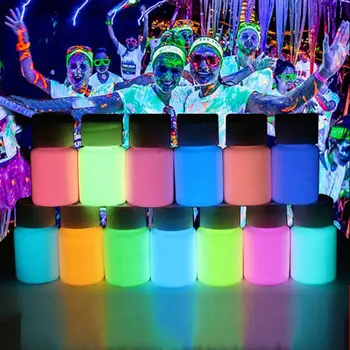 

Glow in The Dark Liquid Luminous Pigment Non-Toxic for Paint Nails Resin Makeup X7YC