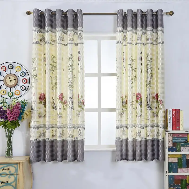 Прозрачные короткие Dormitorio Modernas Cocina Zaslony Do Okna Visillos De для гостиной Rideaux Pour Le Salon Cortinas шторы