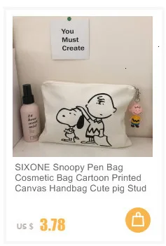 SIXONE 1 Pc Ins Peanut Cartoon Characters Signature Pen Neutral Roller Ball Pen Black Writing Gel Pen 0.5MM Student Stationery