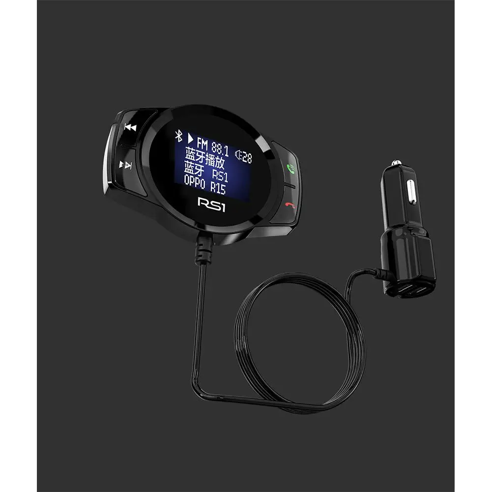Универсальный Автомобильный MP3-плеер Bluetooth Hands-Free автомобильный fm-передатчик стерео Авто Аудио адаптер двойной USB порт быстрое зарядное устройство TF/U диск