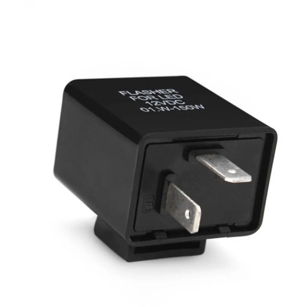 12V LED Flasher Relay Blinking Replacement Electronic For Turn Signal