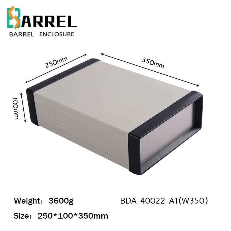 

350*250*100mm all-metal electronic instrument enclosure DIY iron electric cabinet housing distribution control box switch case