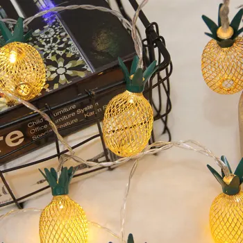 

Pineapple String Lamp Fairy String Lights Ornament For Indoor Outdoor Party Wedding Christmas Tree Garden Holiday