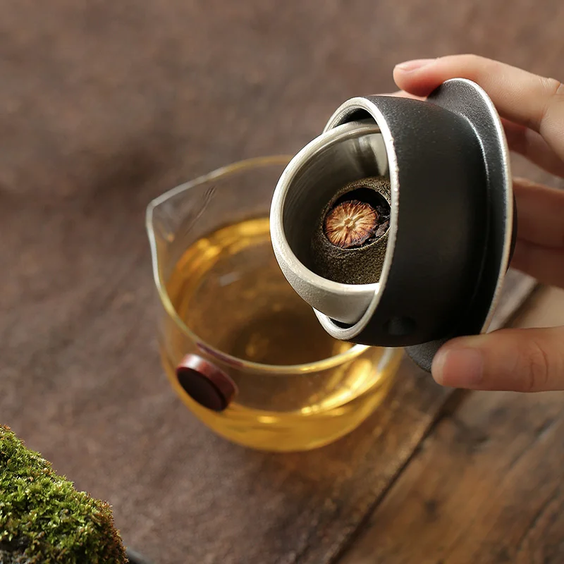  TANGPIN 999 silver and ceramic teapot tea cup portable travel tea sets drinkware