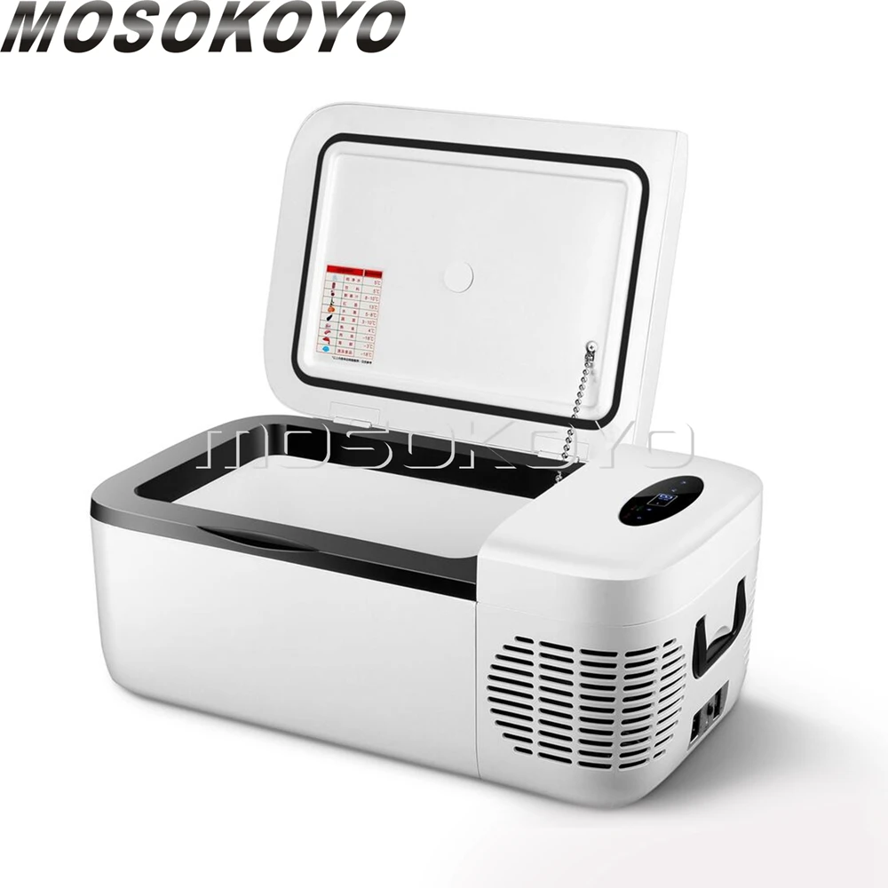 12L Портативный мини-холодильник для автомобиля-18-10Degree Холодильный Компрессор Охладитель на открытом воздухе 12/24V Автомобильный холодильник Путешествия Отдых на природе холодильного оборудования