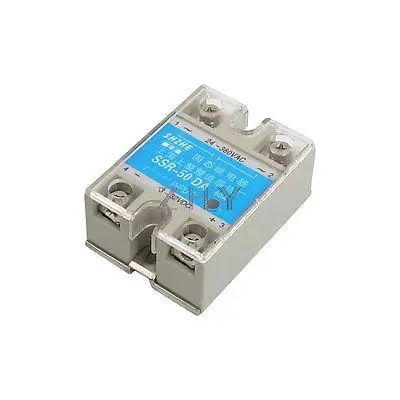 

SSR-50DA DC to AC Covered Solid State Module Relay DC 3-32V AC 24-380V