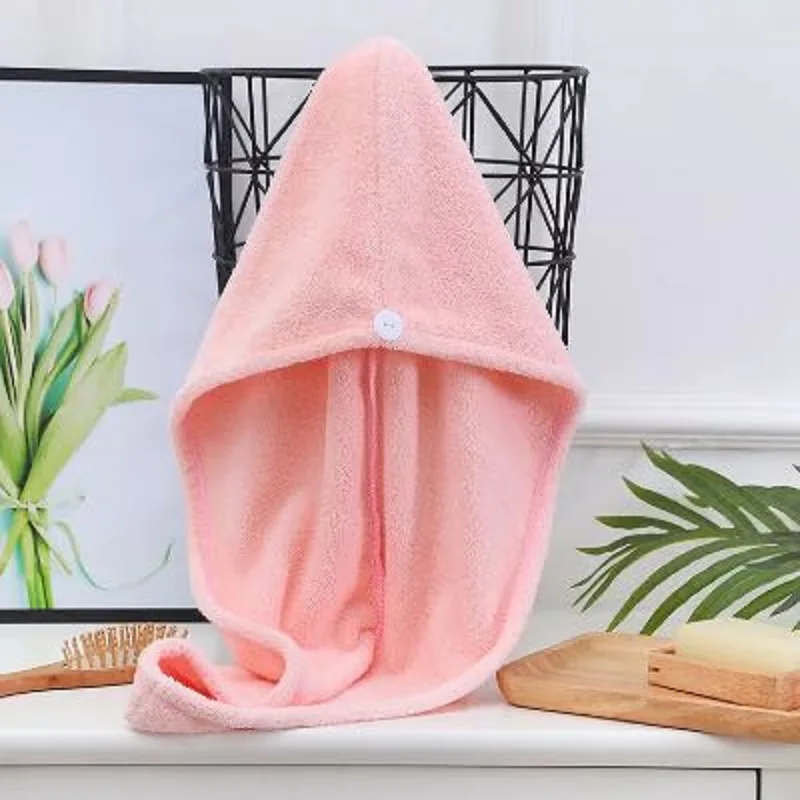 Microfiber Shower Cap Shower Hair Drying Wrap Girls Lady's Towel Quick Dry Hair Hat Cap Turban Head Wrap Bathing Tools