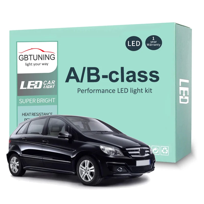 Комплект светодиодных ламп для внутреннего освещения Mercedes Benz класс A B W168 W169 W176 W245