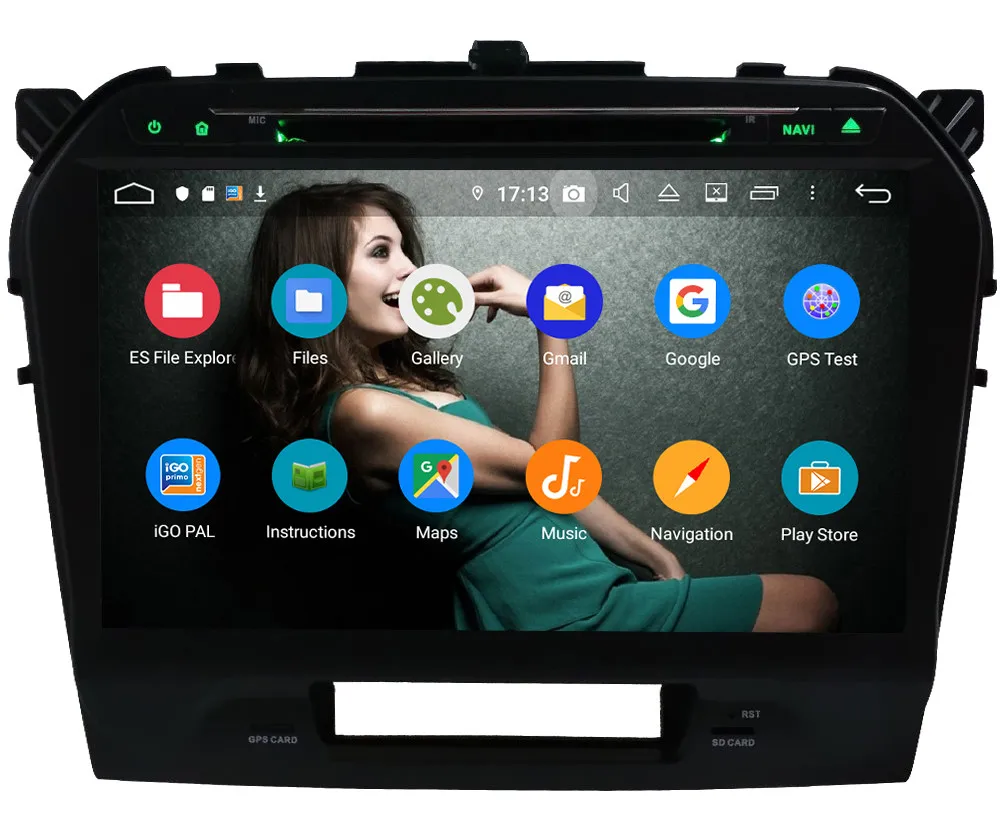 Klyde 10," ips 4G wifi Android 9 Восьмиядерный 4 Гб ОЗУ 64 Гб ПЗУ DSP BT автомобильный DVD мультимедийный плеер стерео для Suzuki Vitara