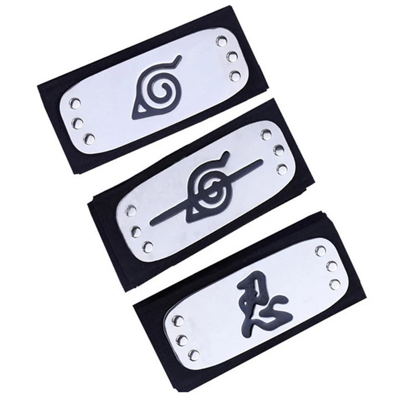 Anime Naruto Kakashi Sasuke Hidden Leaf Village Headband Konoha Cosplay Armband Headwear Aliexpress