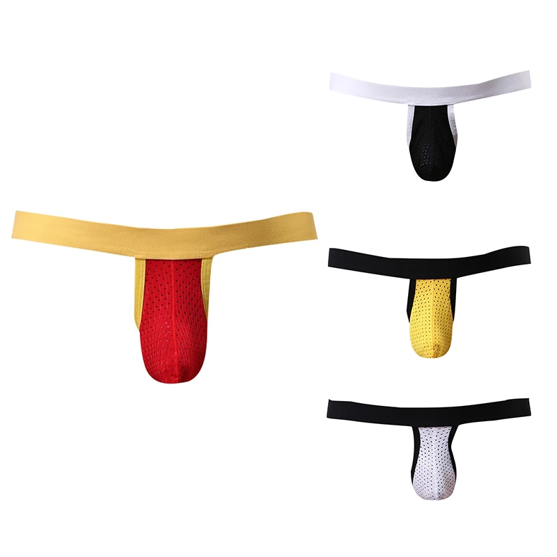 Men's Sexy Underwear Mens Briefs Low Rise U Convex Brief Handbag Men Stretch Breathable |