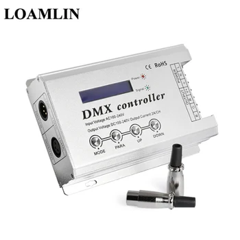 

DMX 512 Decoder Led Controller For Led High Voltage RGB LED Strip Light DC100 ~ 240V