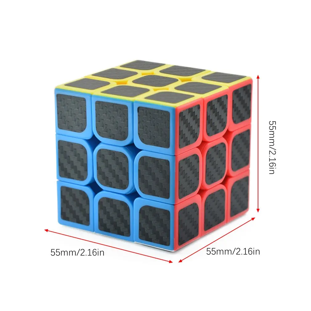 Magic Cube Pyramid Multi-Order Magic Cube Carbon Fiber Sticker Series Magic Cube Children'S Educational Toys