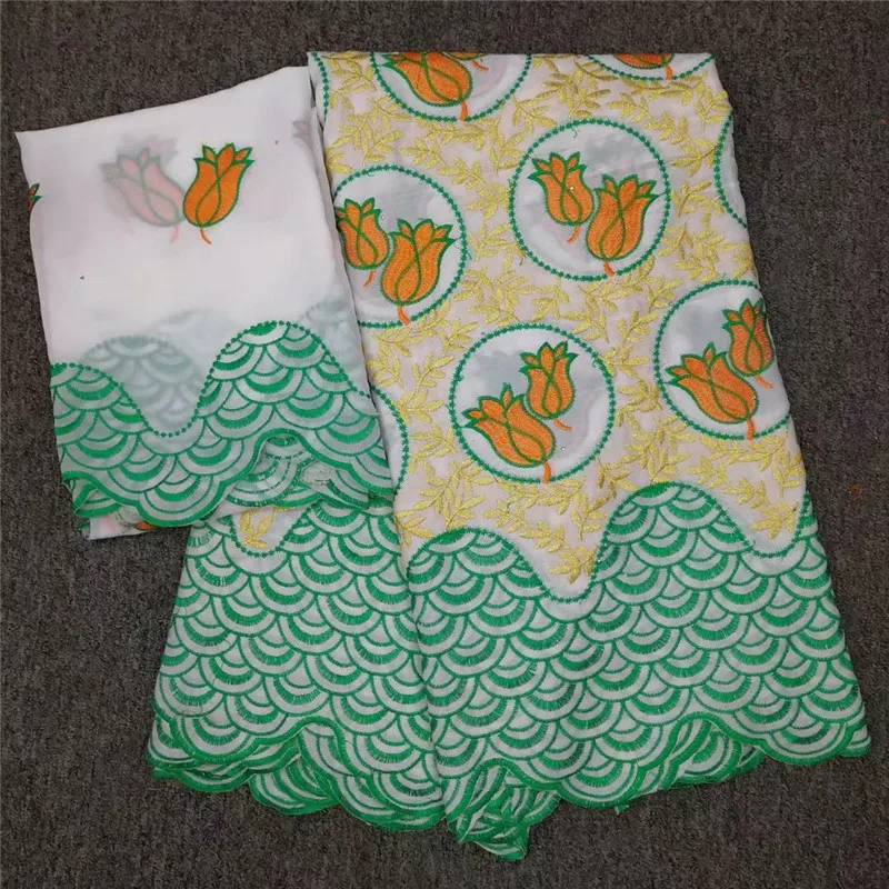 Модное Мягкое хлопковое женское платье с большим цветком швейцарская вуаль кружева высокого качества вышитая ткань DIY отделка Шитье/платье/ткань/сумки