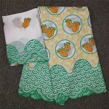 Модное Мягкое хлопковое женское платье с большим цветком швейцарская вуаль кружева высокого качества вышитая ткань DIY отделка Шитье/платье/ткань/сумки