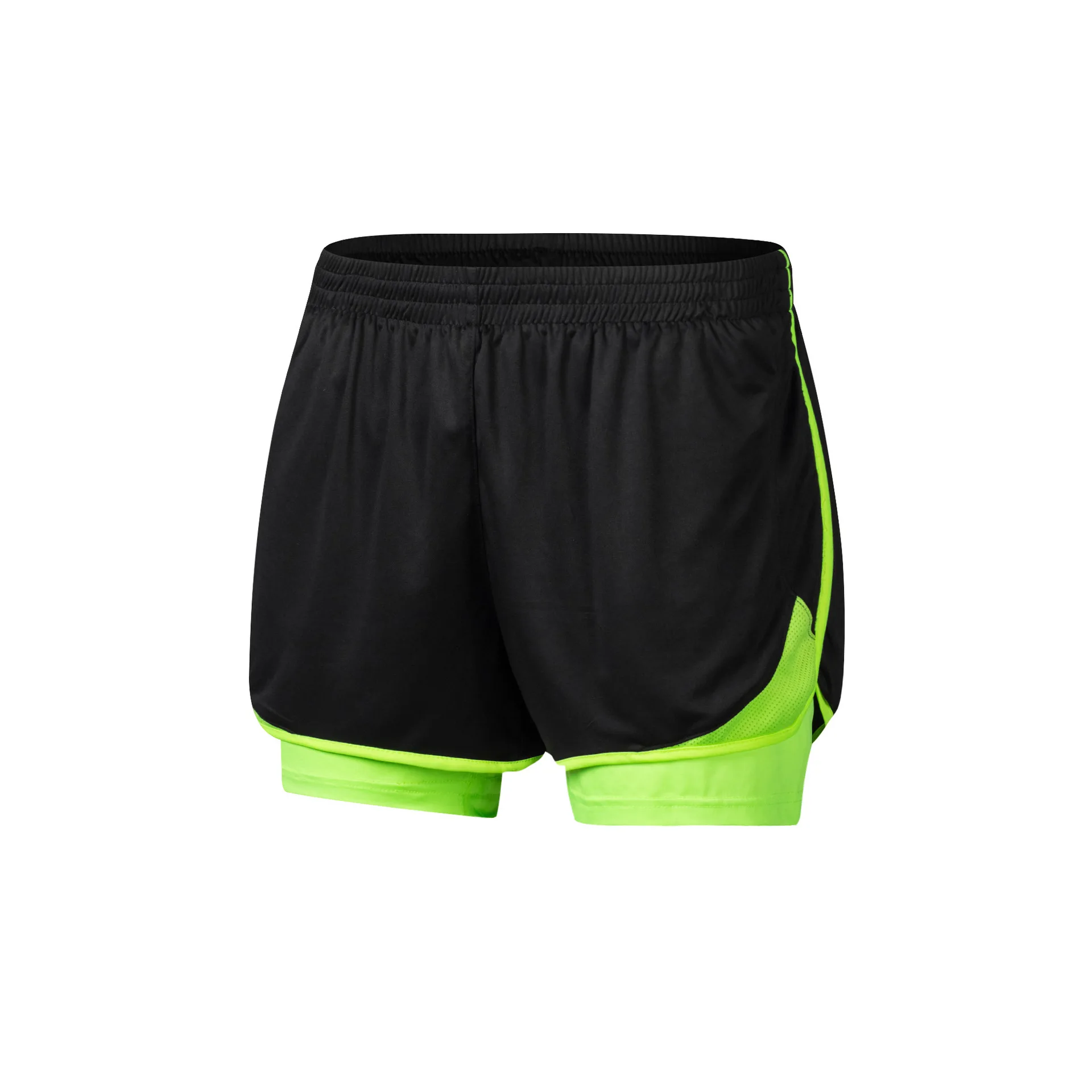 

Sports Shorts Men's Anti-Exposure Tight-Fit Double-Layer Track And Field Marathon Training Fitness Quick-Dry Breathable Proof Ru