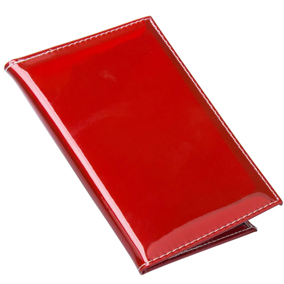 RED Oswego Обложка для паспорта, держатель для карт, русский билет, дорожный кредитный держатель для карт, кошелек из искусственной кожи, Обложка для паспорта для мужчин и женщин - Цвет: RED