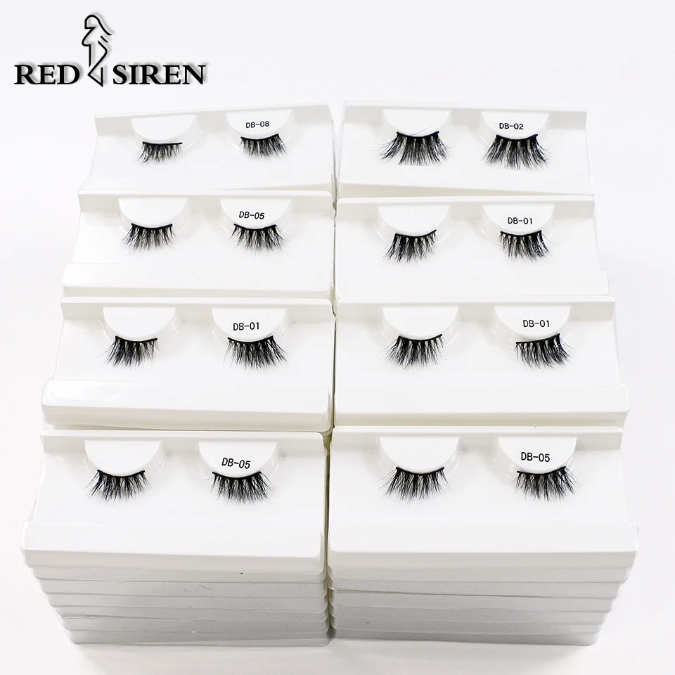 Description Picture 2 of itemEyelashes Wholesale Bulk Half Mink Lashes Wholesale 5/10/30/50 Pairs Wispy Natural Eyeleahes Makeup