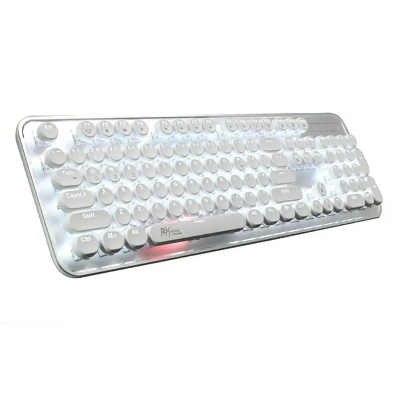 

RK960 104 Keys Dual Mode Brown Switch Wireless Bluetooth Backlight Gaming Mechanical Keyboard for Tablet Phone Fit Windows Mac