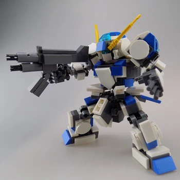 

318Pcs Original Design Mecha Warrior Building Blocks Toys For Children Armor Robots Anime Figure Model 13cm Action Soldier Dolls